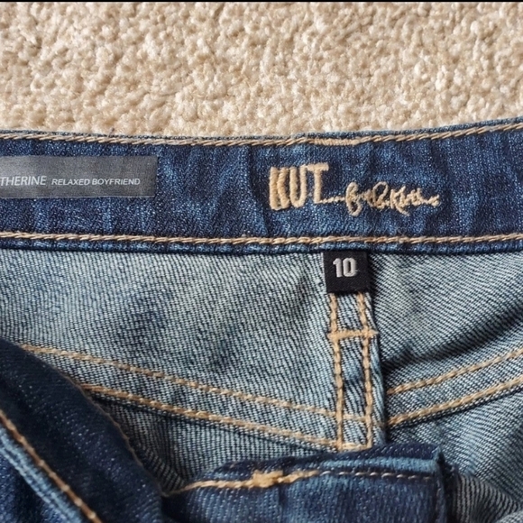 Womens Kut from the Kloth Catherine Relaxed Boyfriend Size 10 - Picture 2 of 5